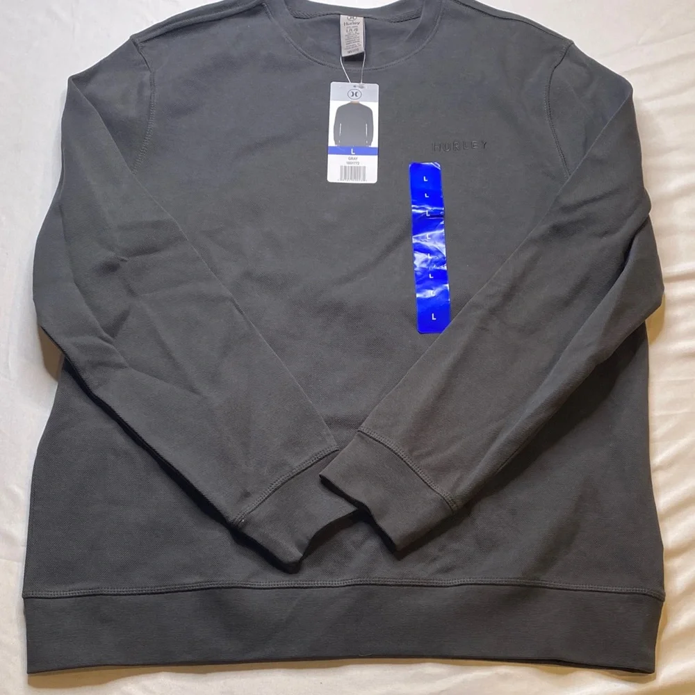 Hurley Men's Dark Gray‎ Crewneck Sweater